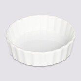 Moule à tartelette céramique 12,5cm, blanc 