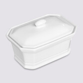 Terrine à foie gras céramique, blanc 