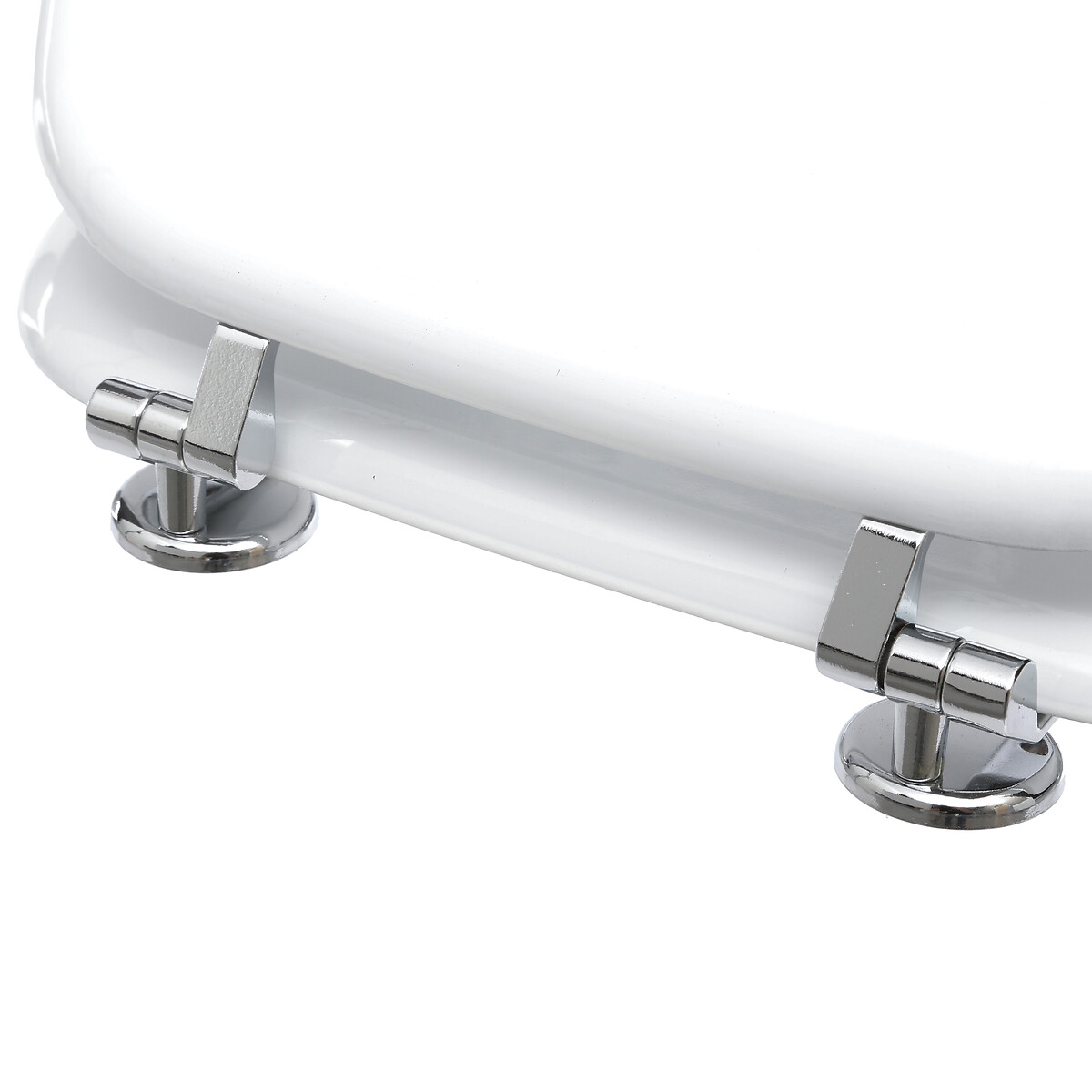 Abattant wc bois, blanc 