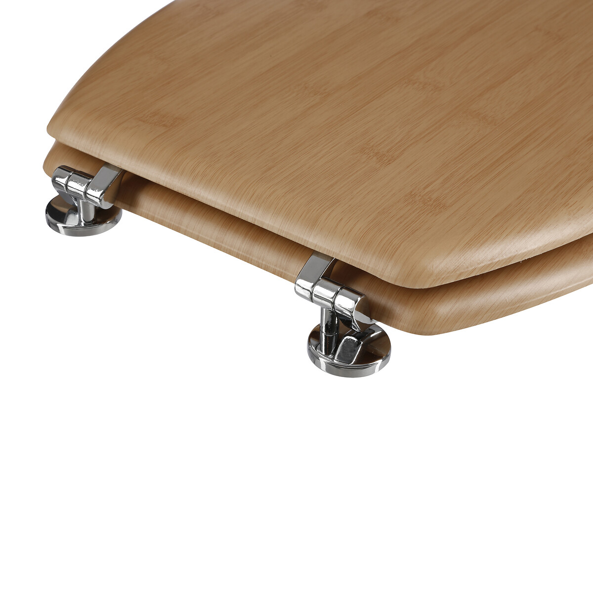 Abattant wc bois, effet bambou 