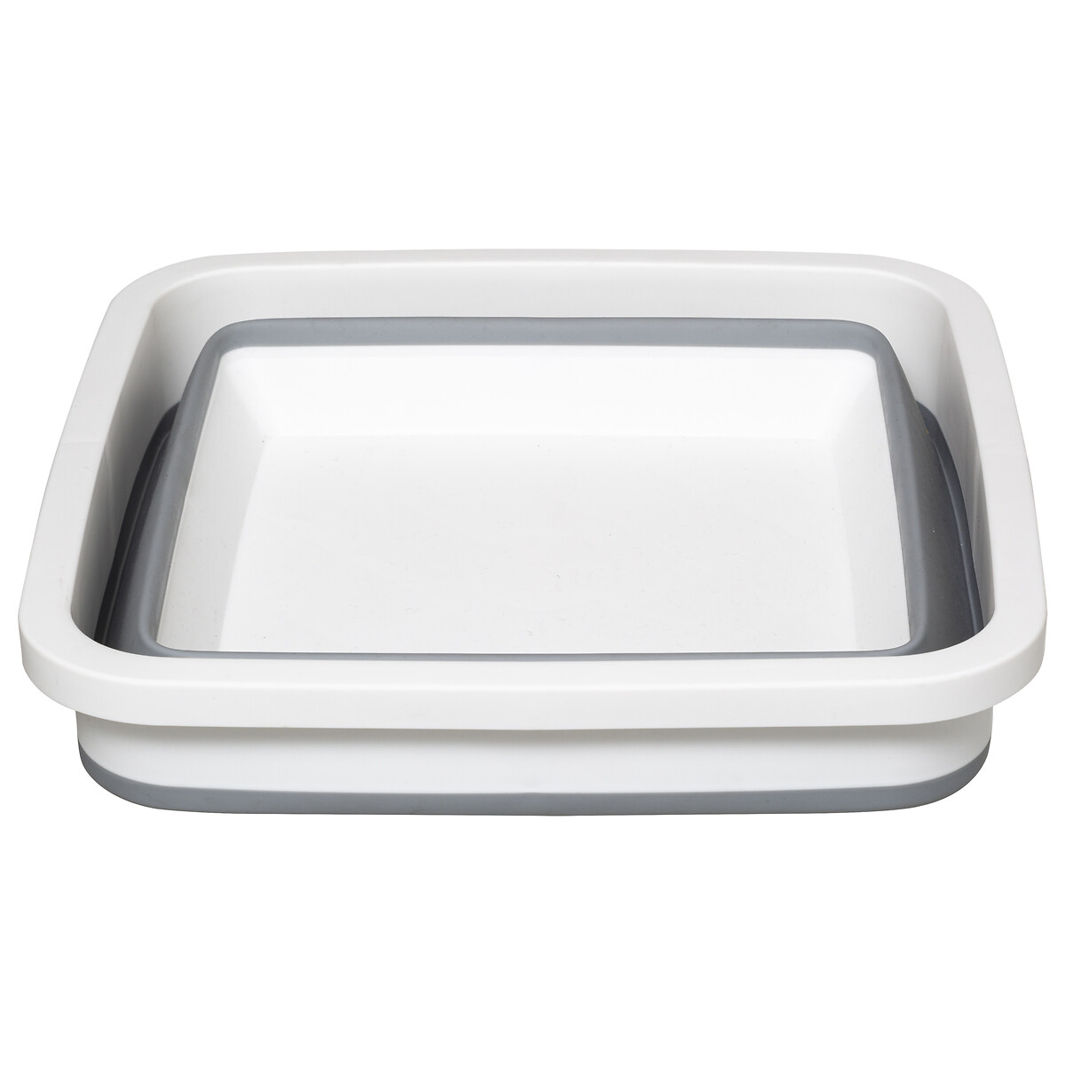 Bassine retractable 8l - blanc, gris