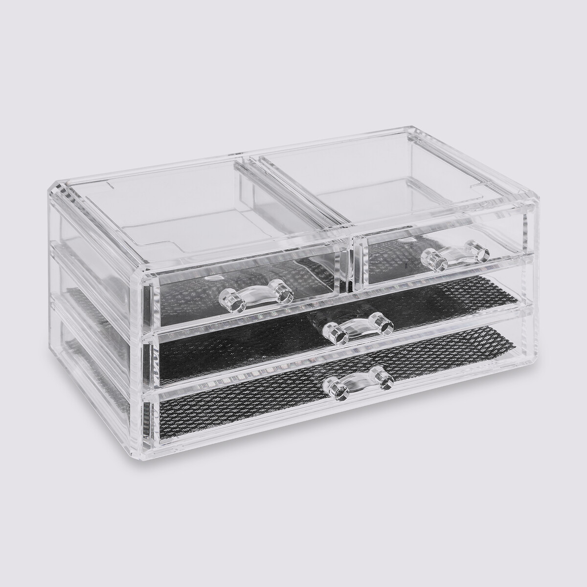 Boîte à bijoux 4 tiroirs, transparent Selena