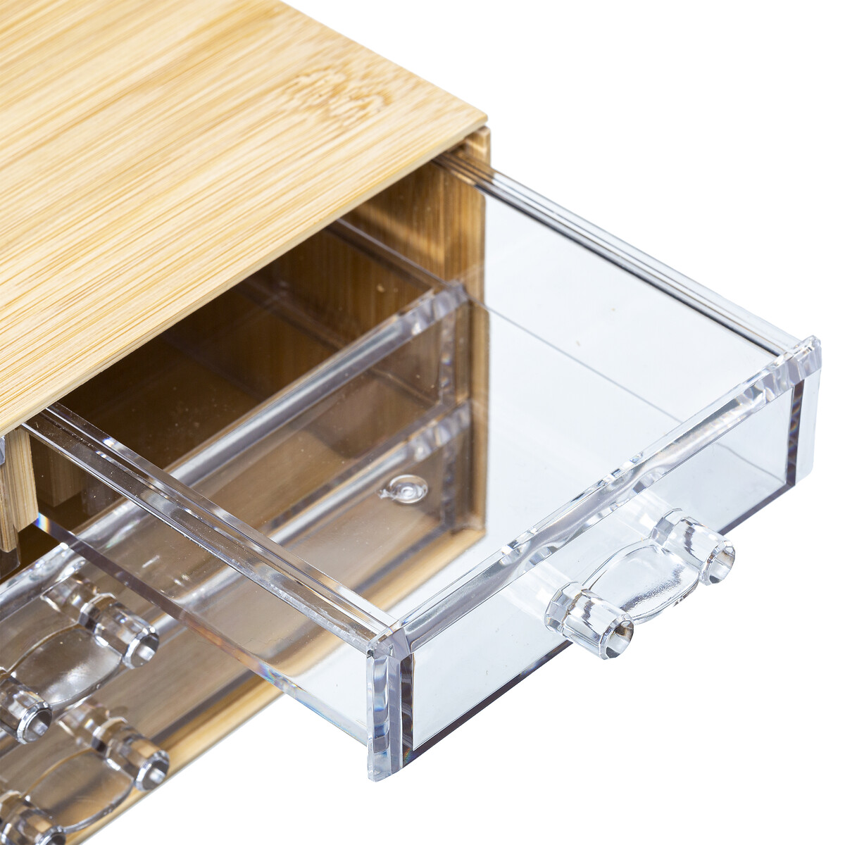 Boîte à bijoux 4 tiroirs Selena bambou