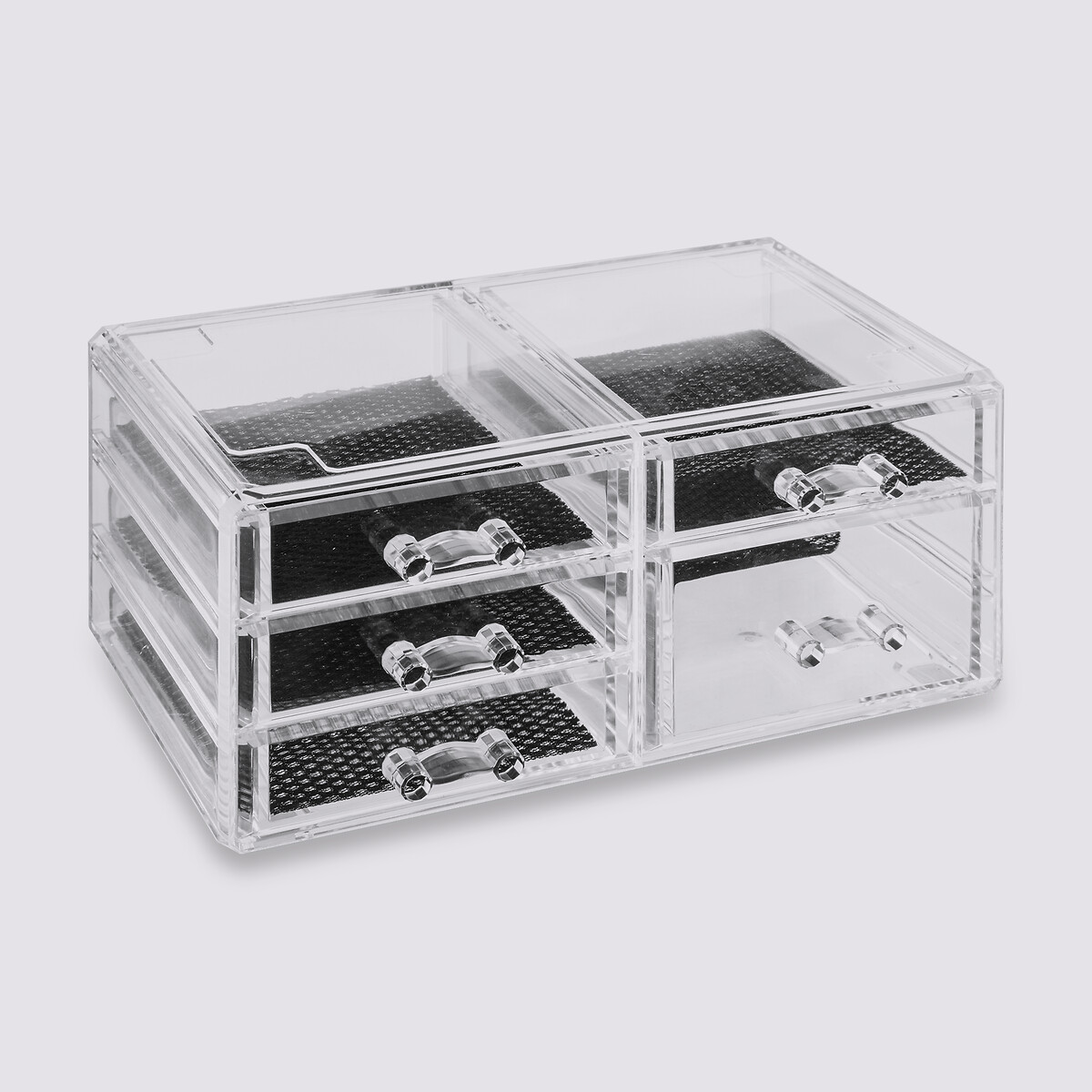 Boîte à bijoux 5 tiroirs, transparent Selena