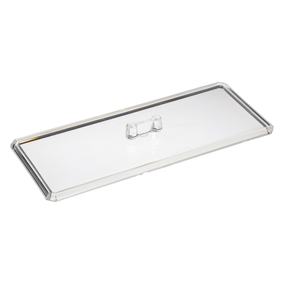 Boîte à cotons 3 compartiments, transparent Selena