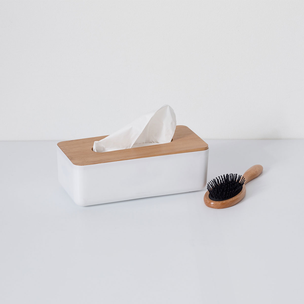 Boîte à mouchoirs, blanc Naturéo