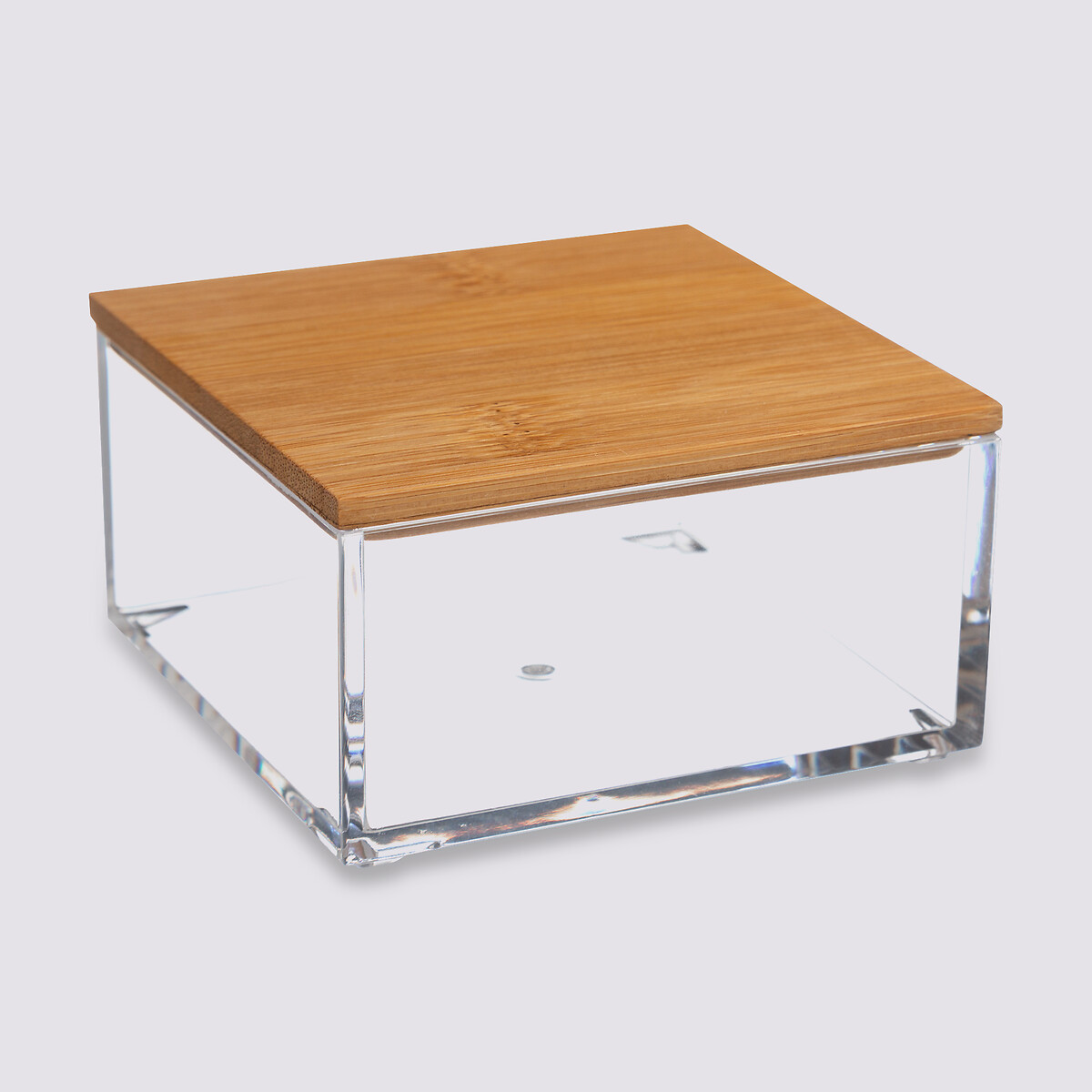 Boîte carrée, petit modèle Selena bambou