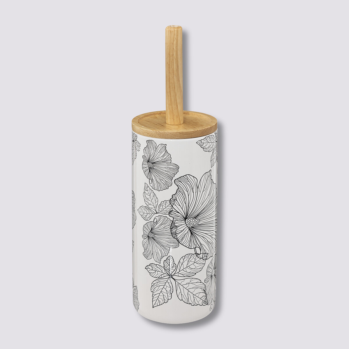 Brosse wc, noir et blanc Blackflora