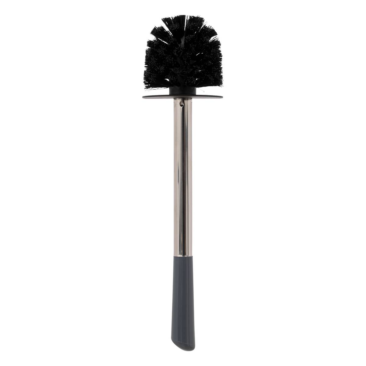 Brosse wc céramique, gris Colorama