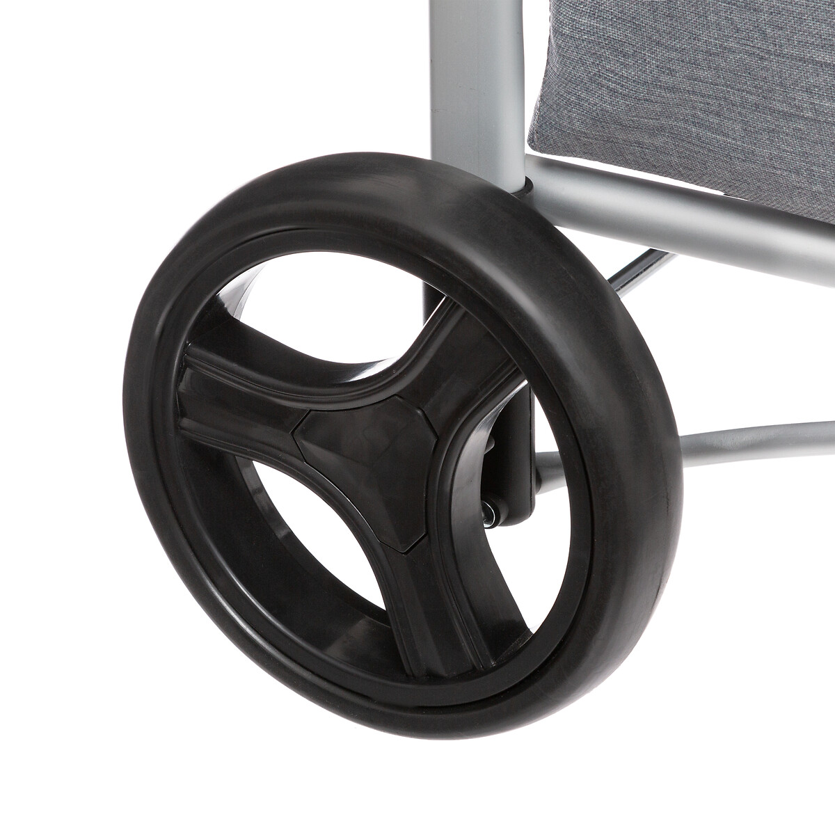 Chariot de courses fraîcheur, gris 