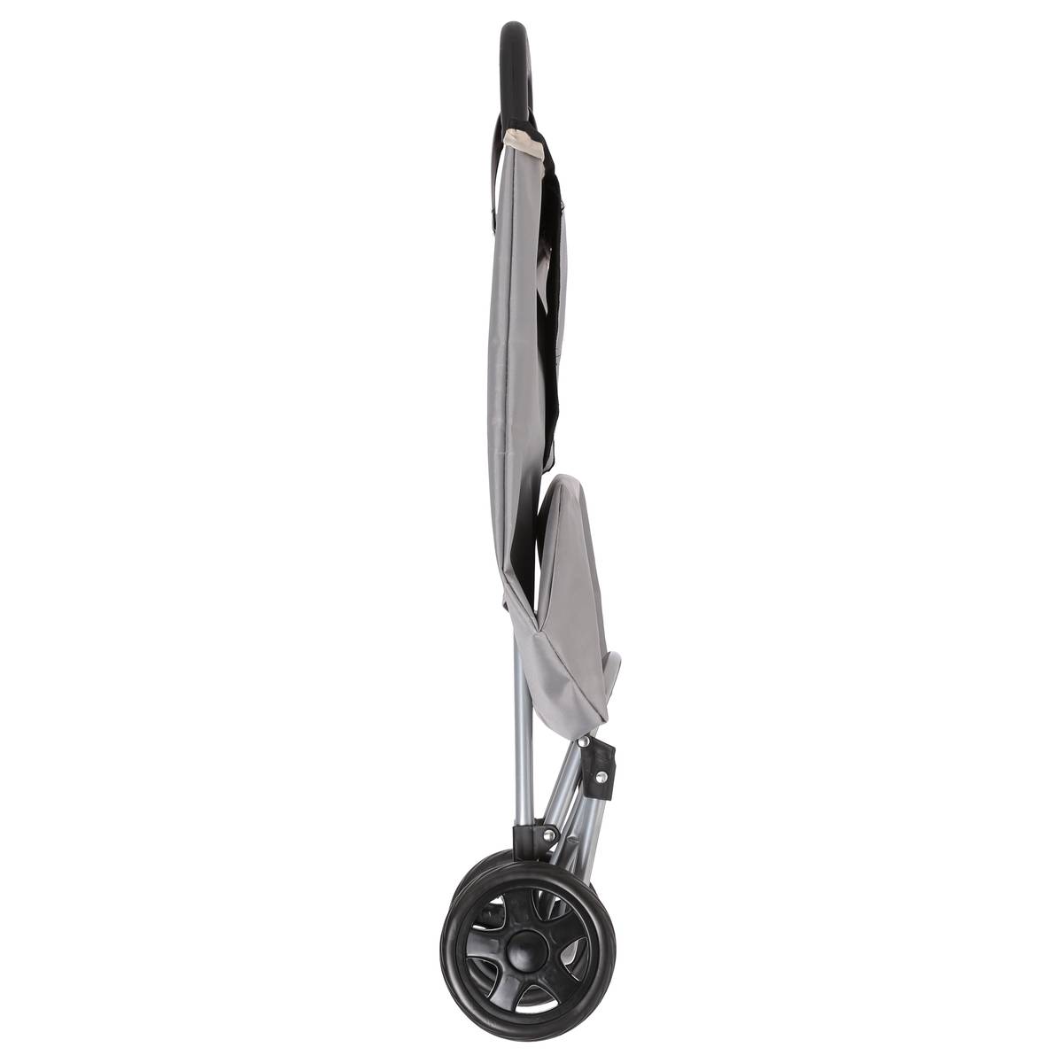 Chariot de courses 2 roues, gris