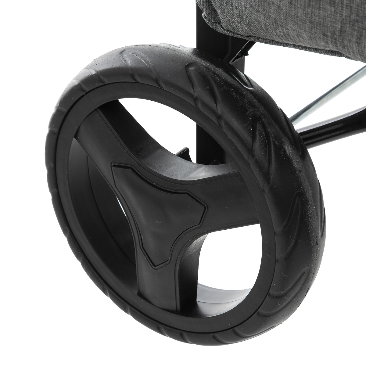 Chariot de course 2 roues, métal gris Nomade