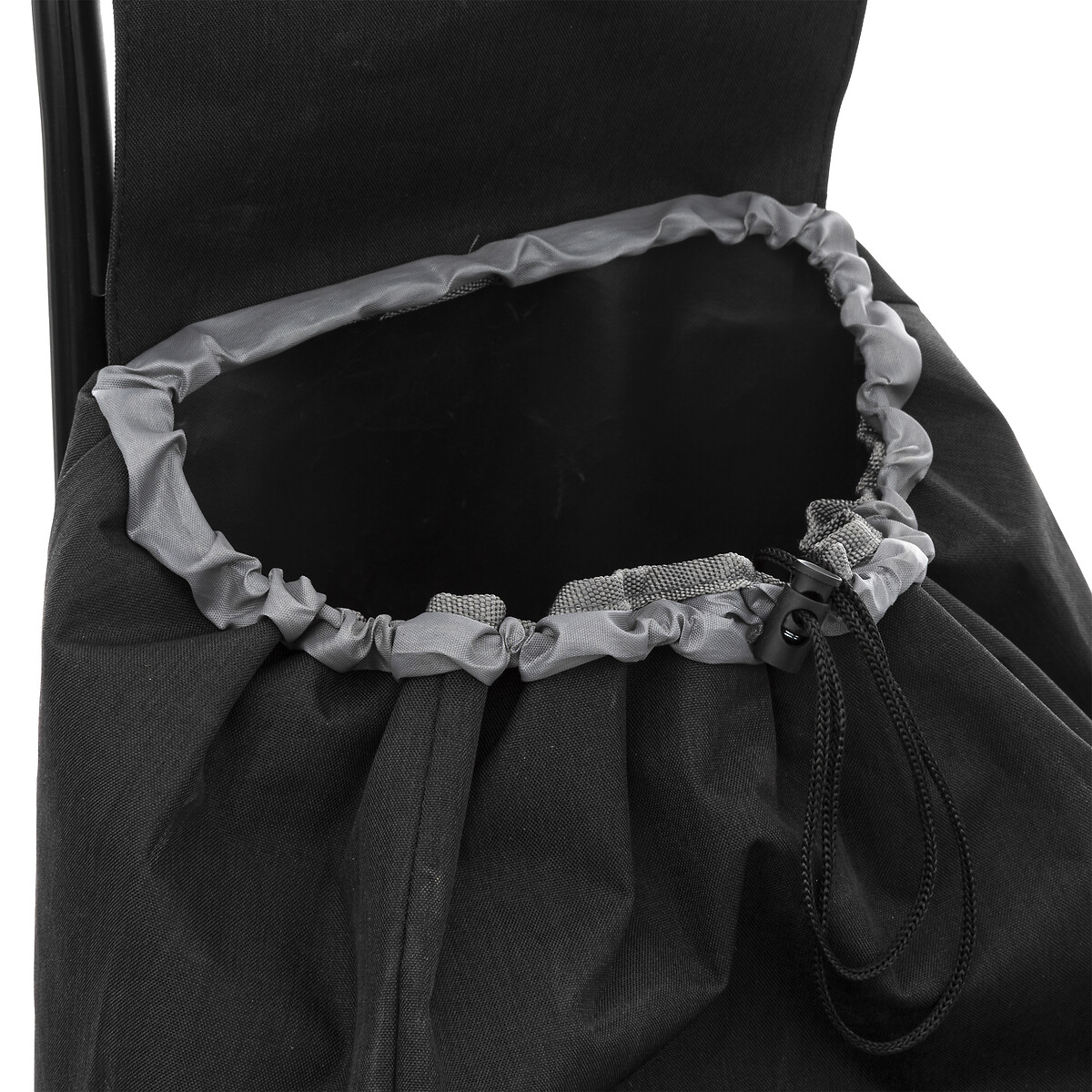 Chariot de course 2 roues, métal noir Nomade