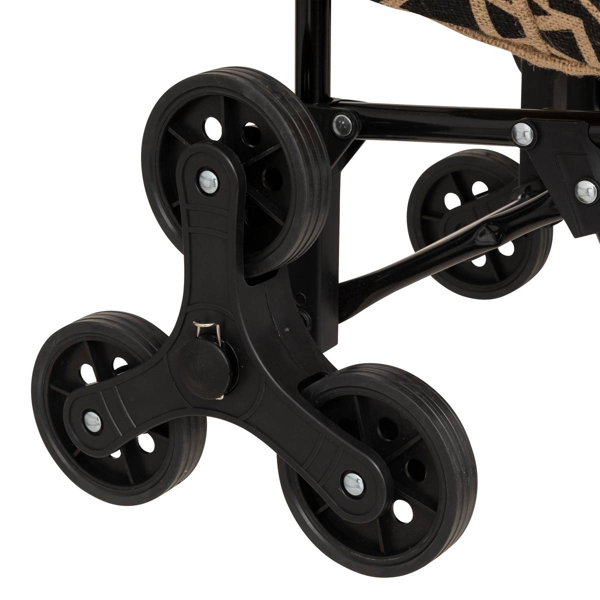 Chariots de courses 6 roues, jute Terre inconnue