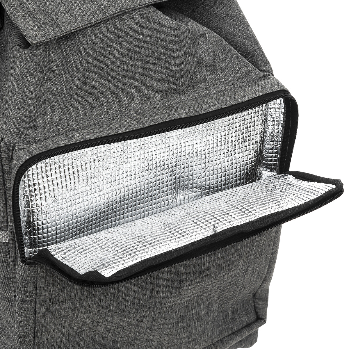 Chariot de course 6 roues, métal gris Nomade