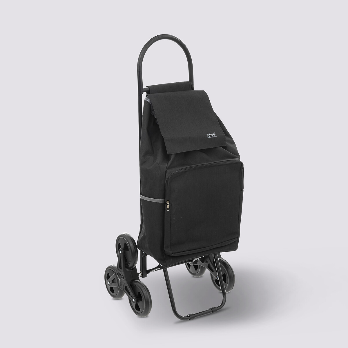 Chariot de course 6 roues, métal noir Nomade