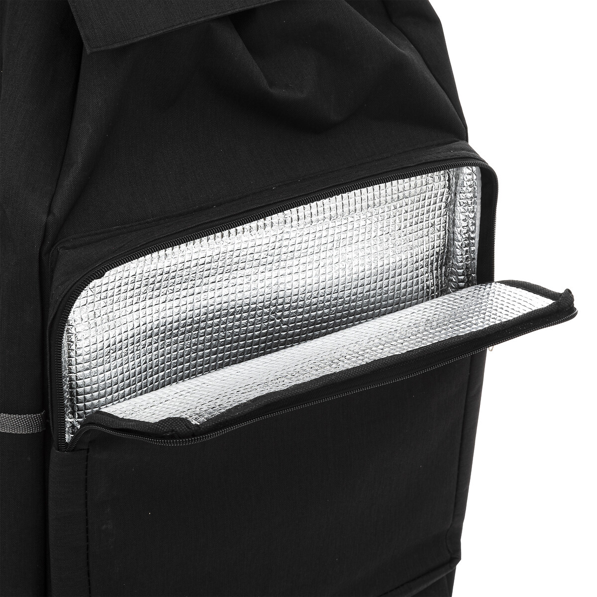 Chariot de course 6 roues, métal noir Nomade