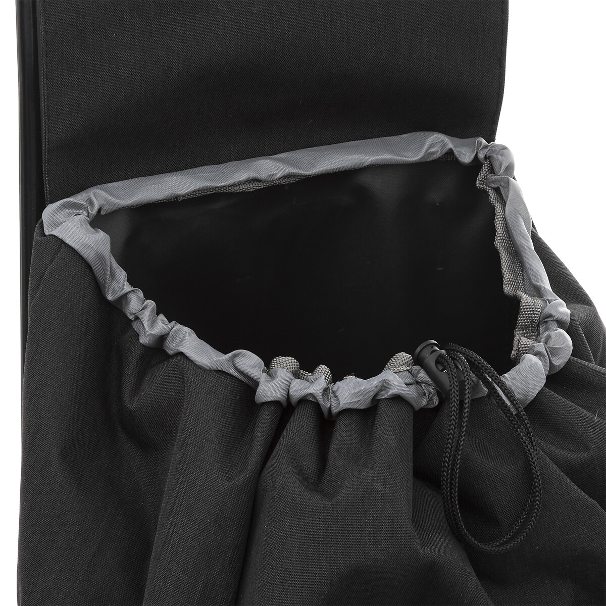 Chariot de course 6 roues, métal noir Nomade