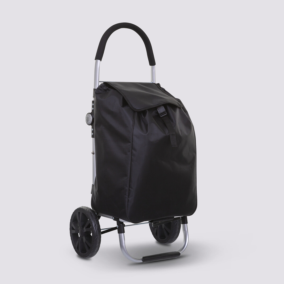 Chariot de course pliable 2 roues, noir Modern color