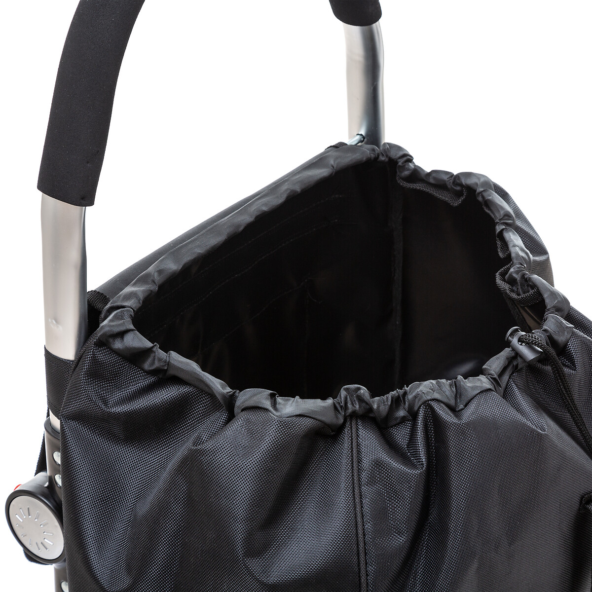 Chariot de course pliable 2 roues, noir Modern color