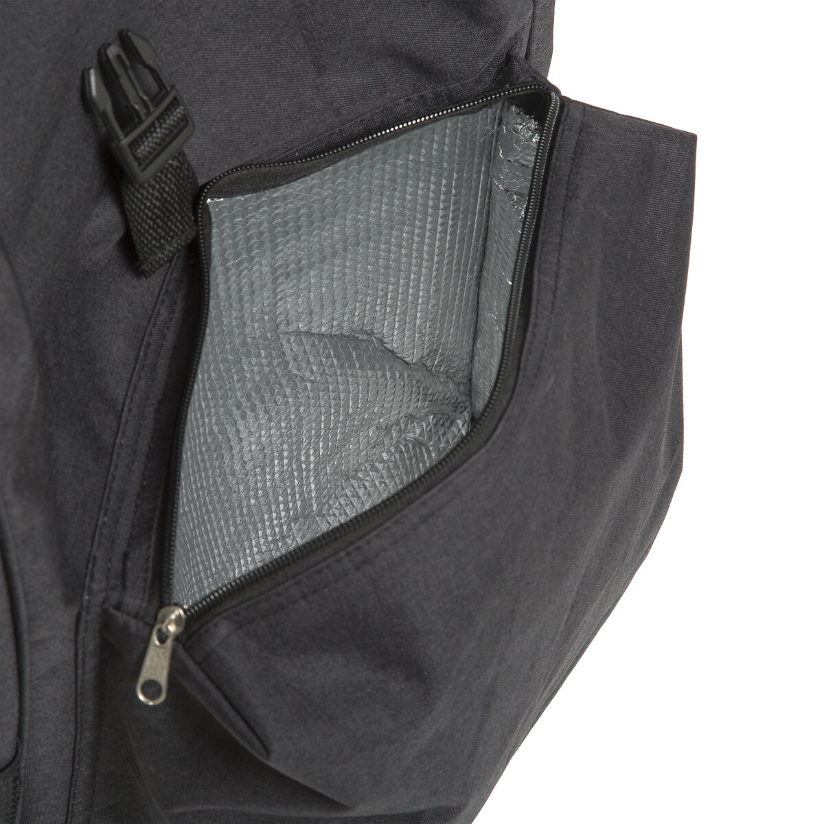 Chariot de course pliable 6 roues, noir 