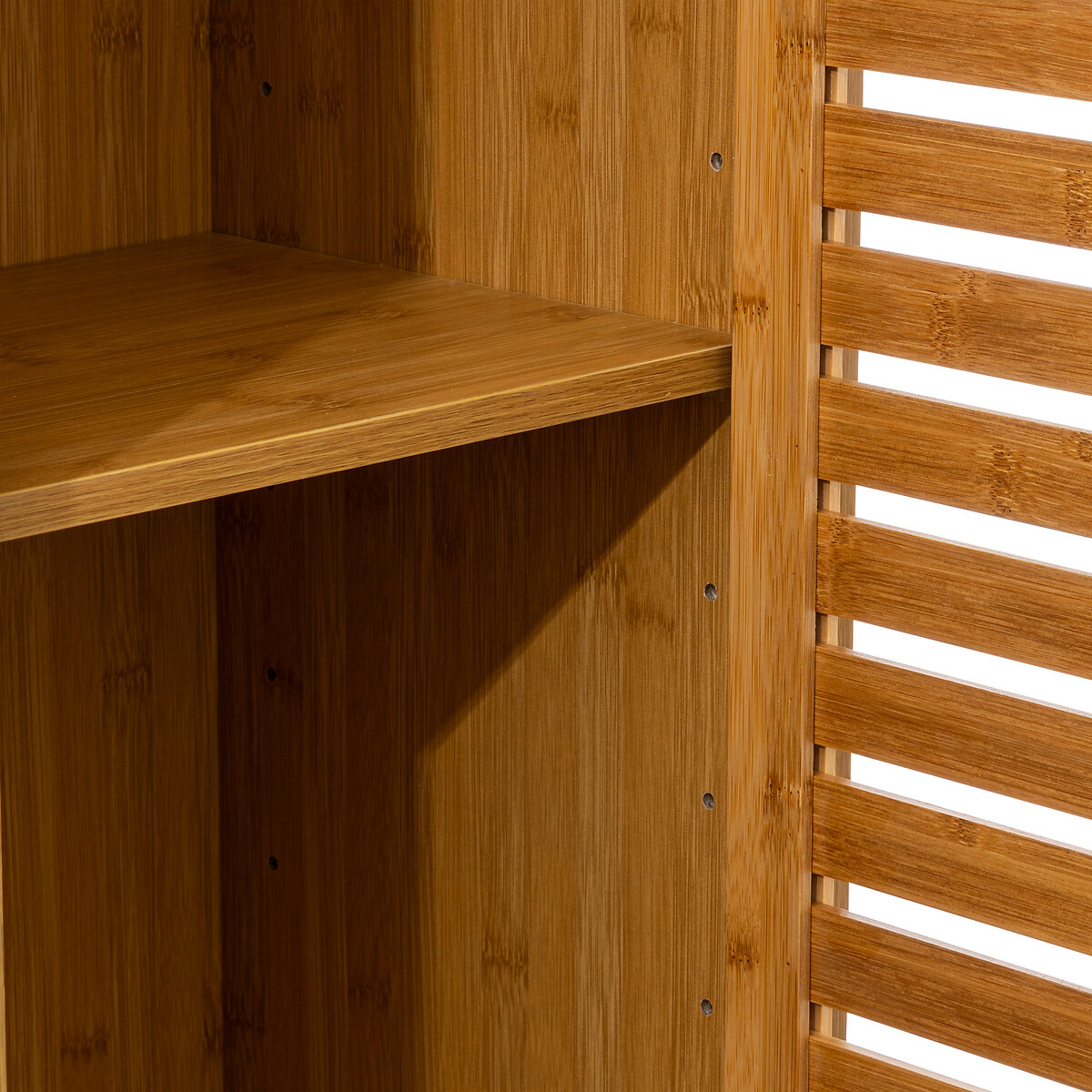 Colonne 2 portes, bambou Sicela