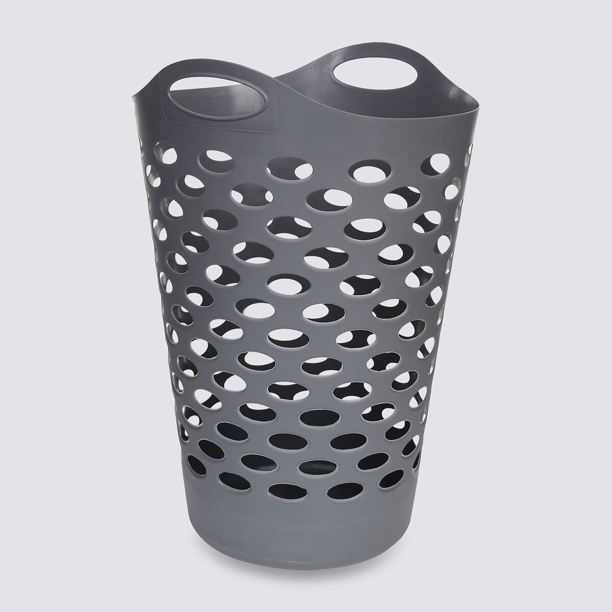 Corbeille à linge souple 60l, gris 