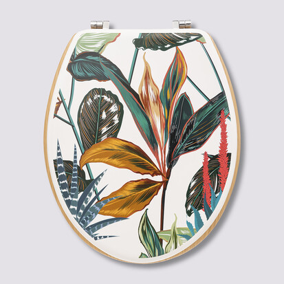 Abattant wc bois, multicolore Palawan