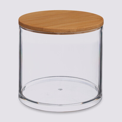 Boîte à cotons ronds Selena bambou