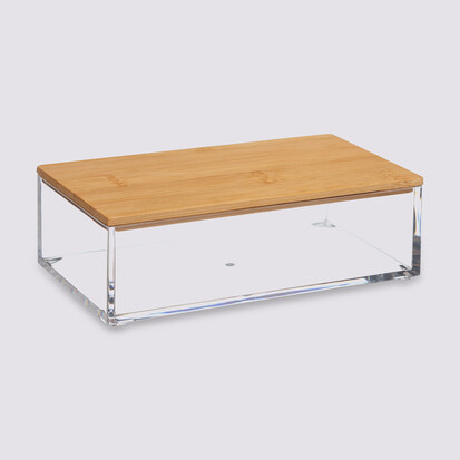 Boîte rectangulaire, petit modèle Selena bambou