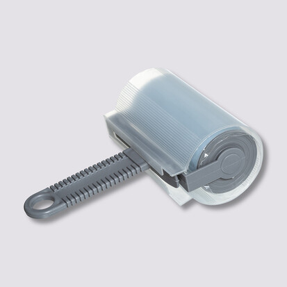 Brosse à vêtements lavable, gris 