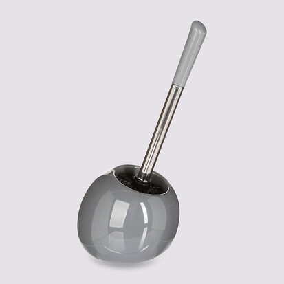 Brosse wc céramique, gris Colorama