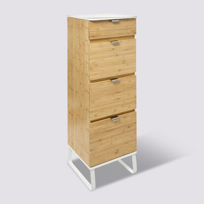 Chiffonier 3 tiroirs, bambou Levia