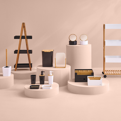 Dérouleur et brosse, blanc Naturéo