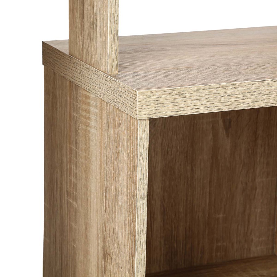 Bibliothèque 6 niveaux, effet chêne naturel Bivoak