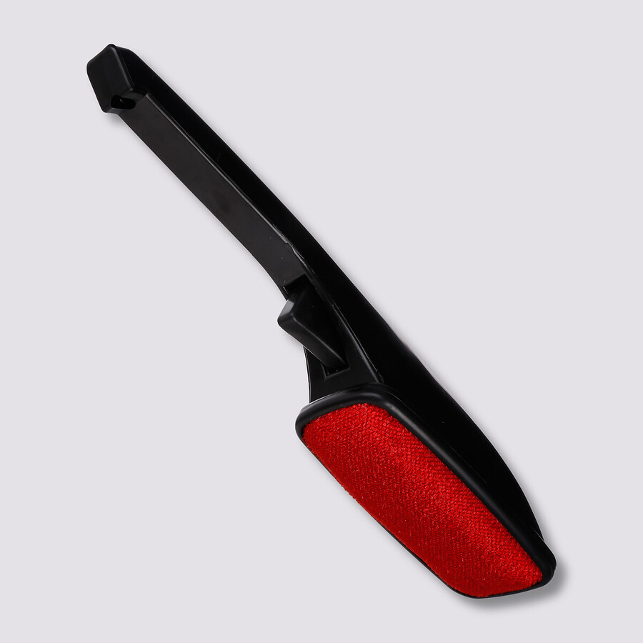 Brosse à vêtements rotative, noir 