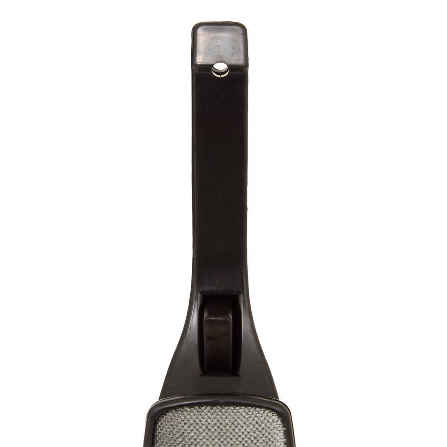 Brosse à vêtements rotative, noir 