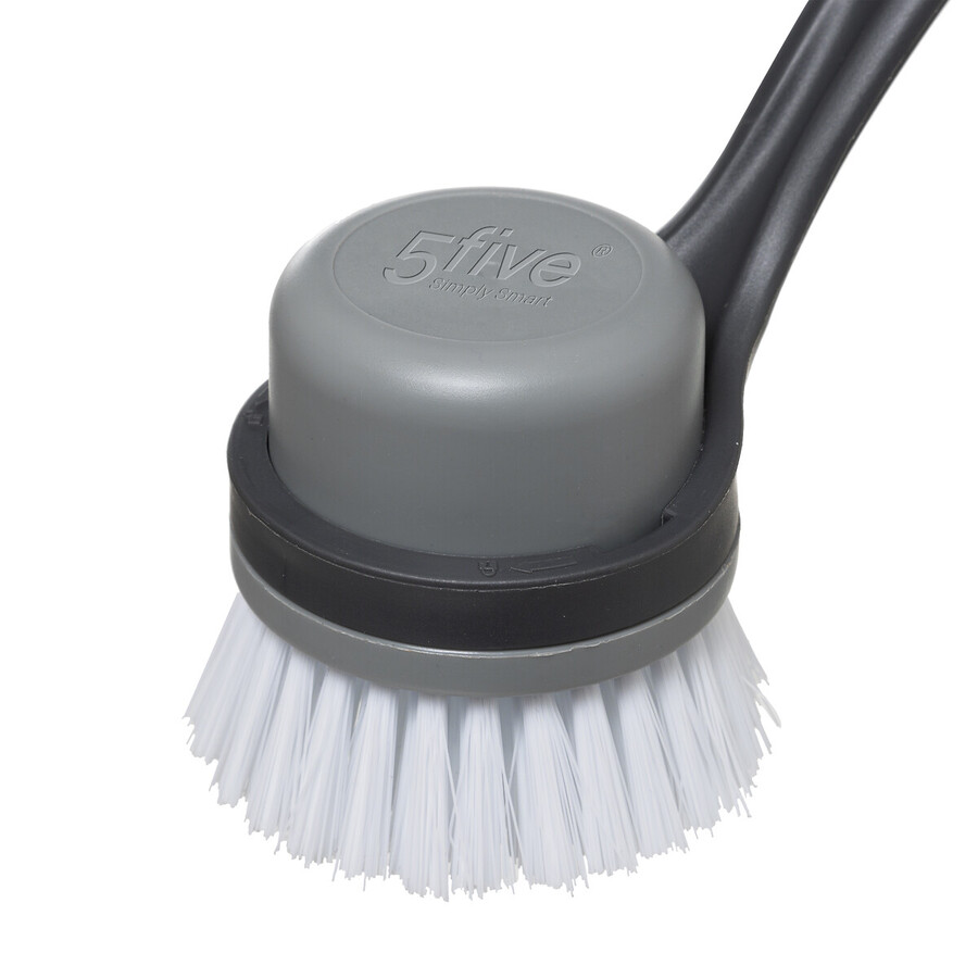 Brosse vaisselle amovible, gris 