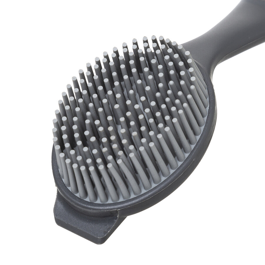 Brosse vaisselle en caoutchou, gris 