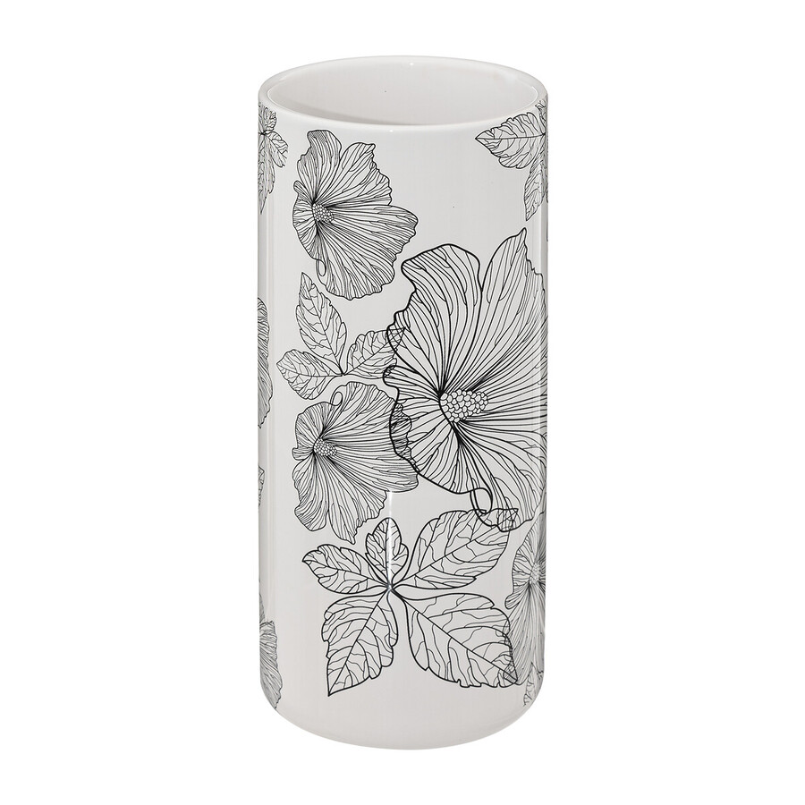 Brosse wc, noir et blanc Blackflora