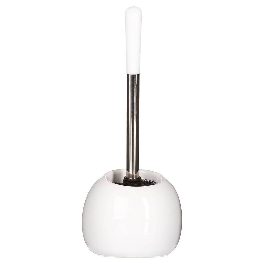 Brosse wc céramique, blanc Colorama