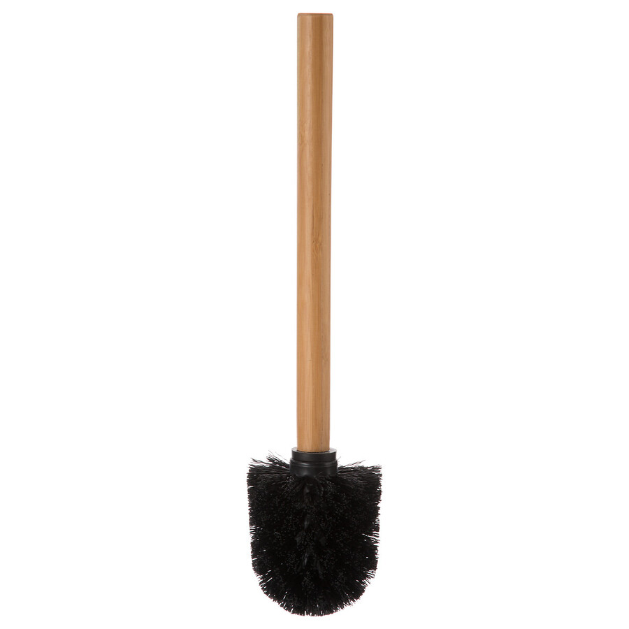 Brosse wc en bambou, noir Naturéo