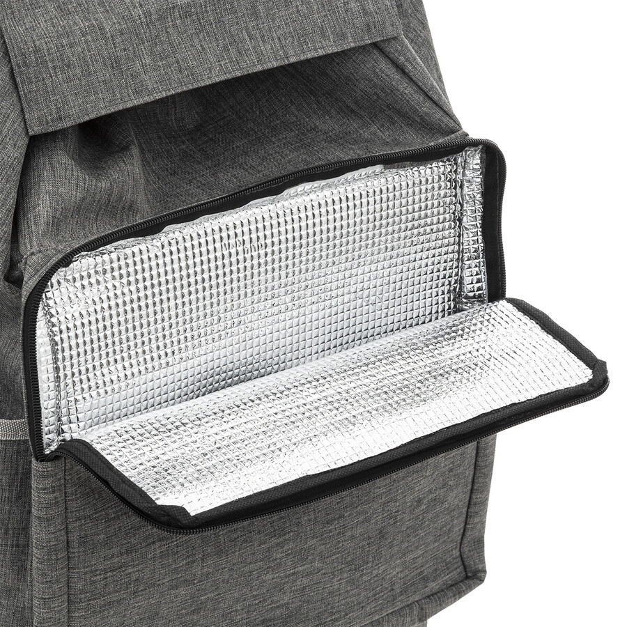 Chariot de course 2 roues, métal gris Nomade