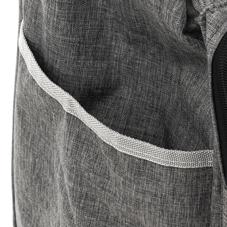 Chariot de course 2 roues, métal gris Nomade