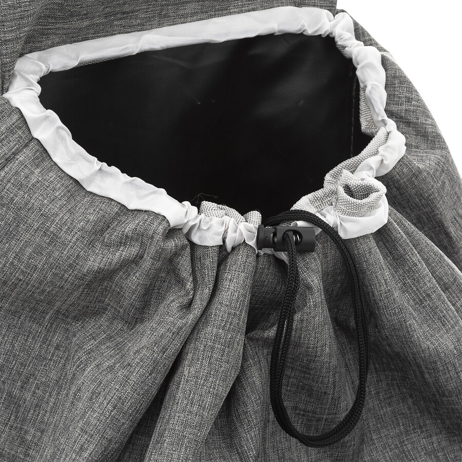 Chariot de course 2 roues, métal gris Nomade