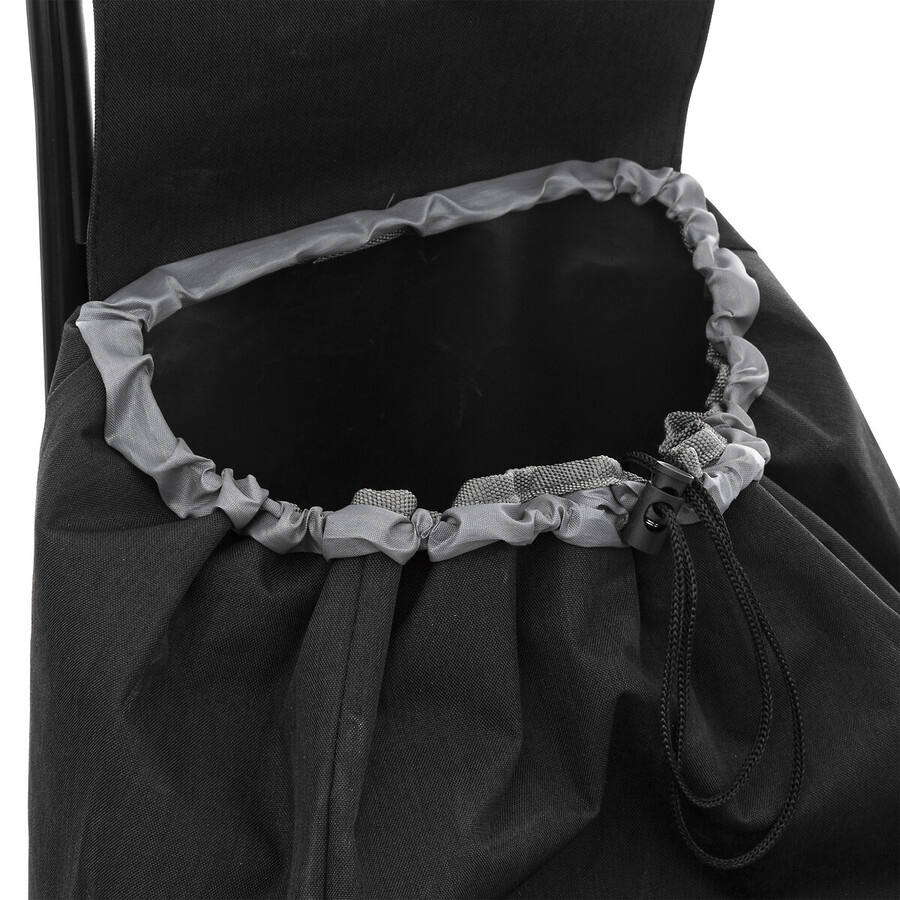 Chariot de course 2 roues, métal noir Nomade