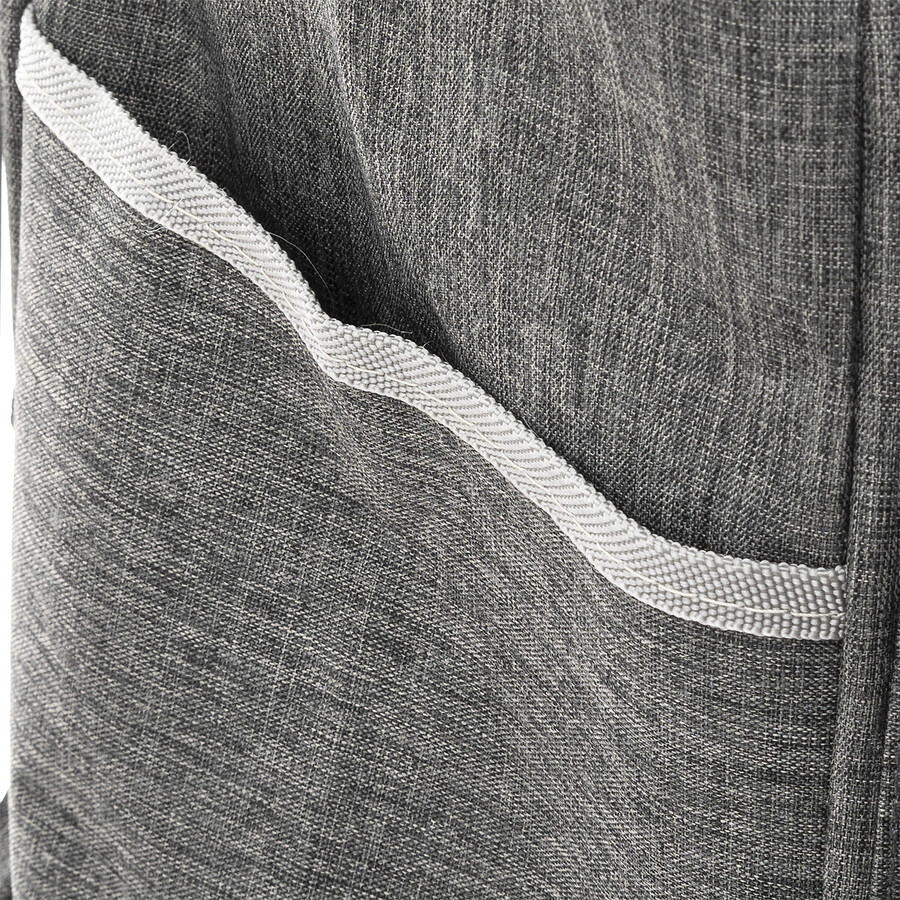 Chariot de course 6 roues, métal gris Nomade