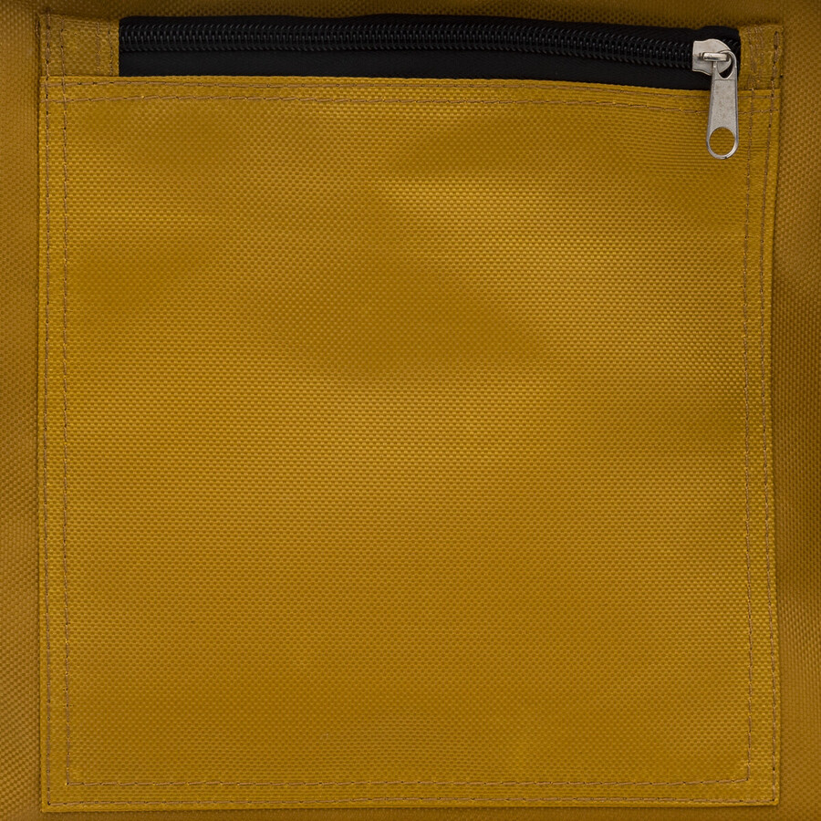 Chariot de course pliable 2 roues, jaune moutarde Modern color