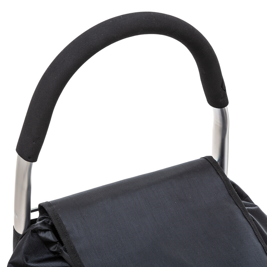 Chariot de course pliable 2 roues, noir Modern color