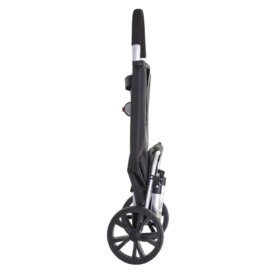 Chariot de course pliable 2 roues, noir Modern color